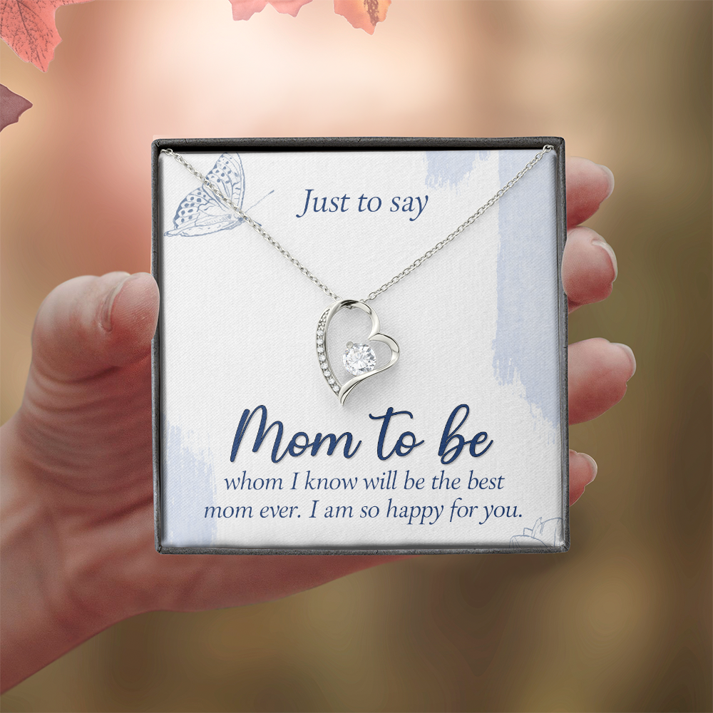 Forever Love Necklace:Just To Say Mom To Be