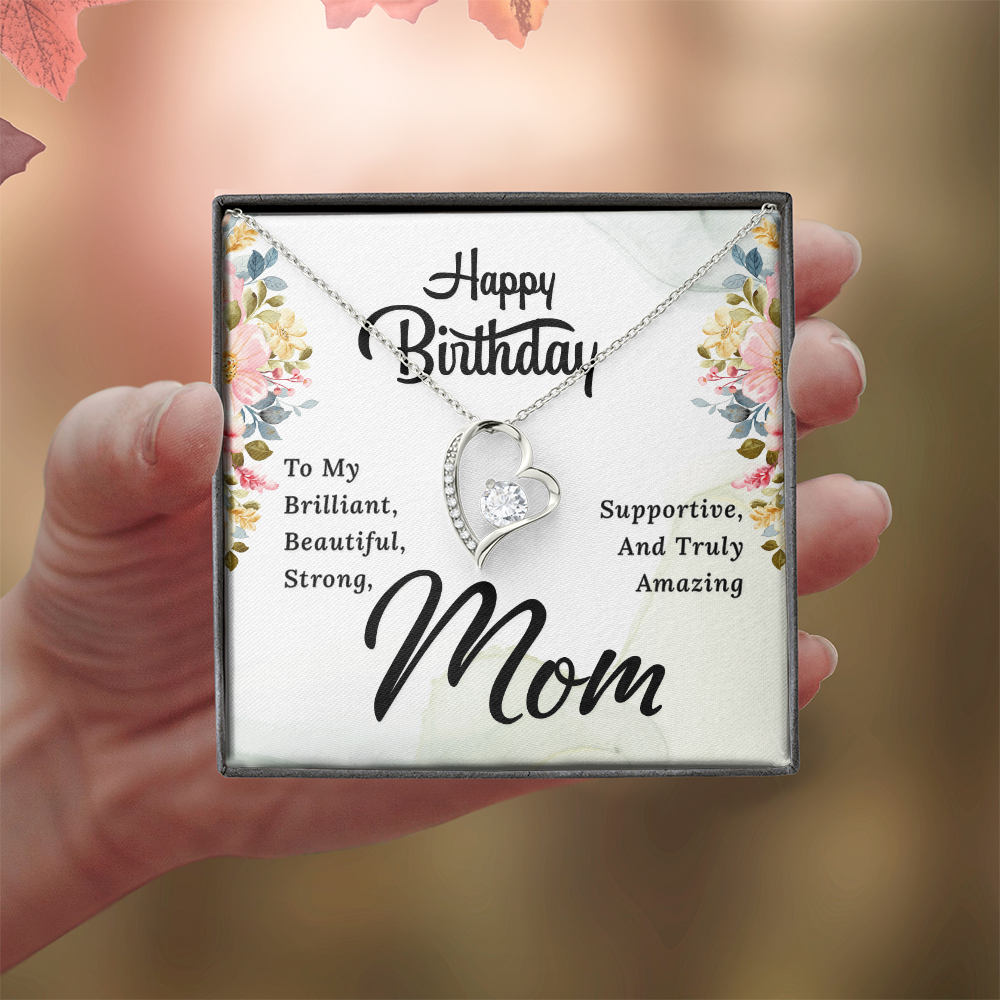 Forever Love Necklace: Happy Birthday Mom