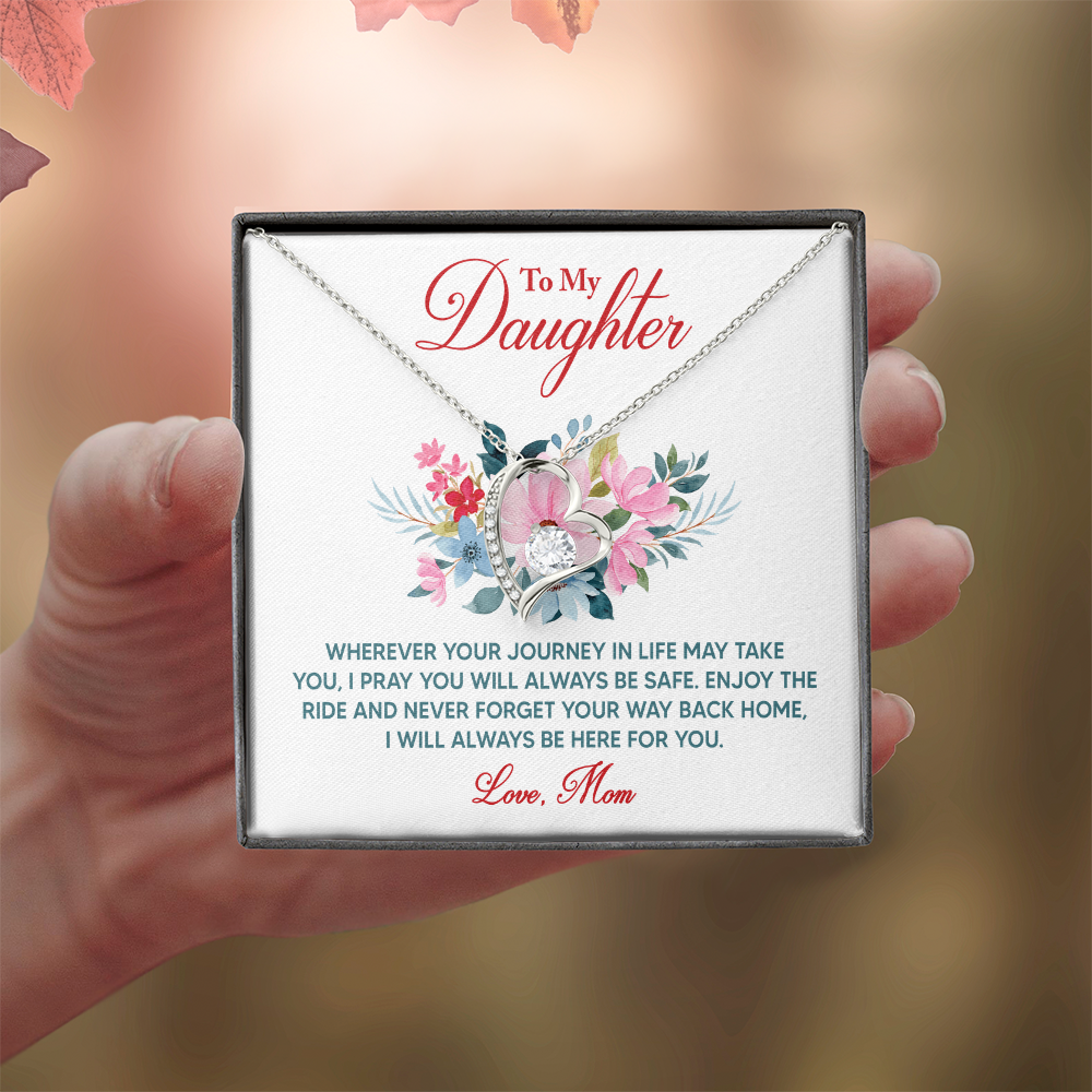 Forever Love Necklace: To My Daughter Love Mom