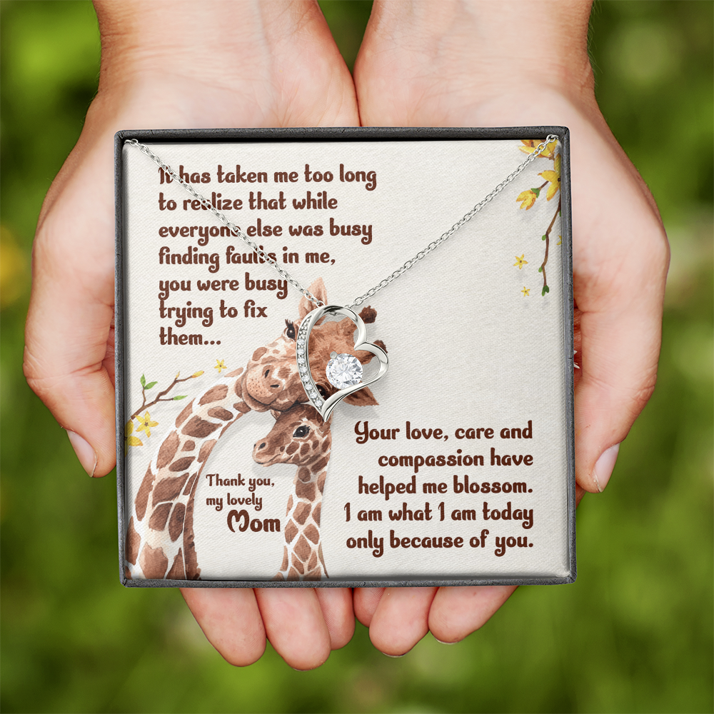 Forever Love Necklace:Thank You My Lovely Mom