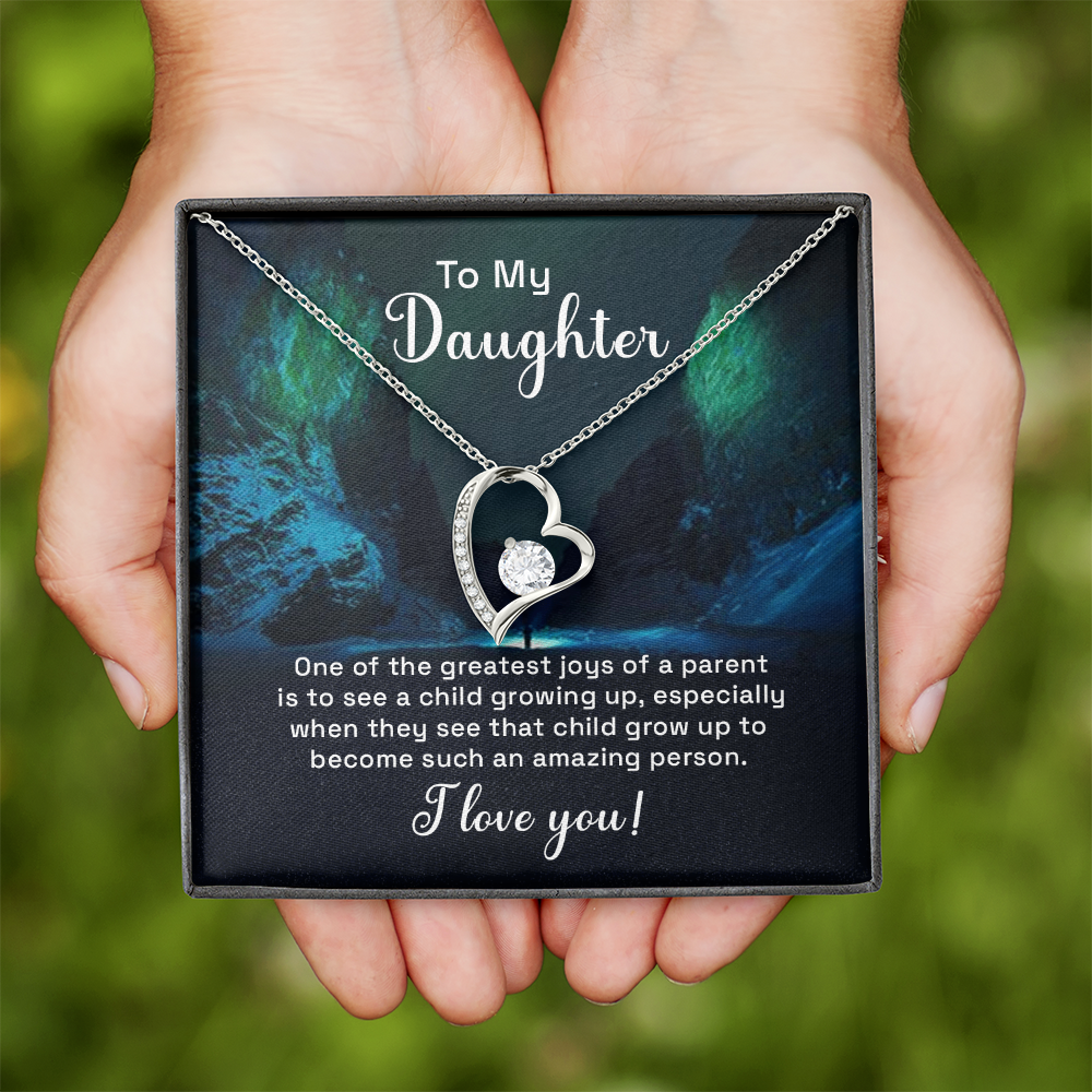 Forever Love Necklace: To My Daughter One The Greatest Joys