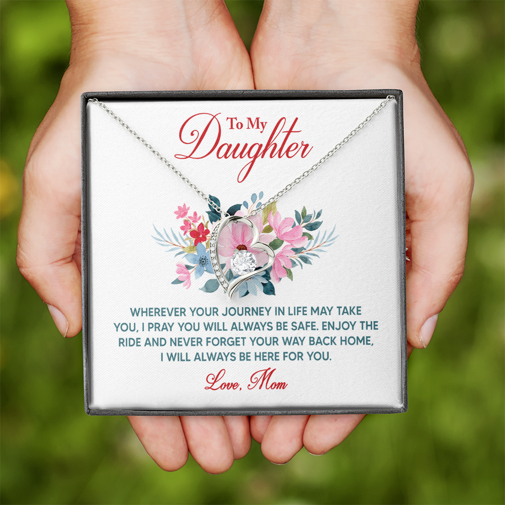 Forever Love Necklace: To My Daughter Love Mom