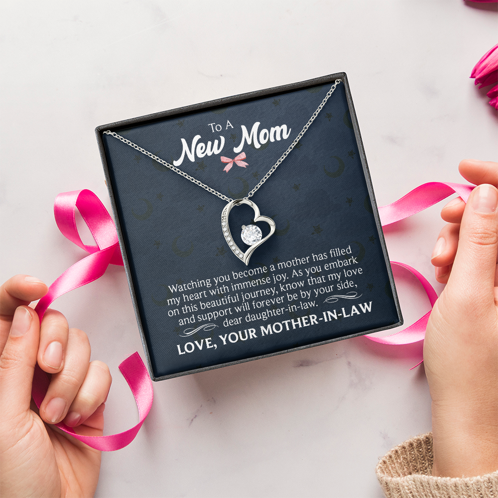 Forever Love Necklace: To A New Mom Love Your Mother-In-Law