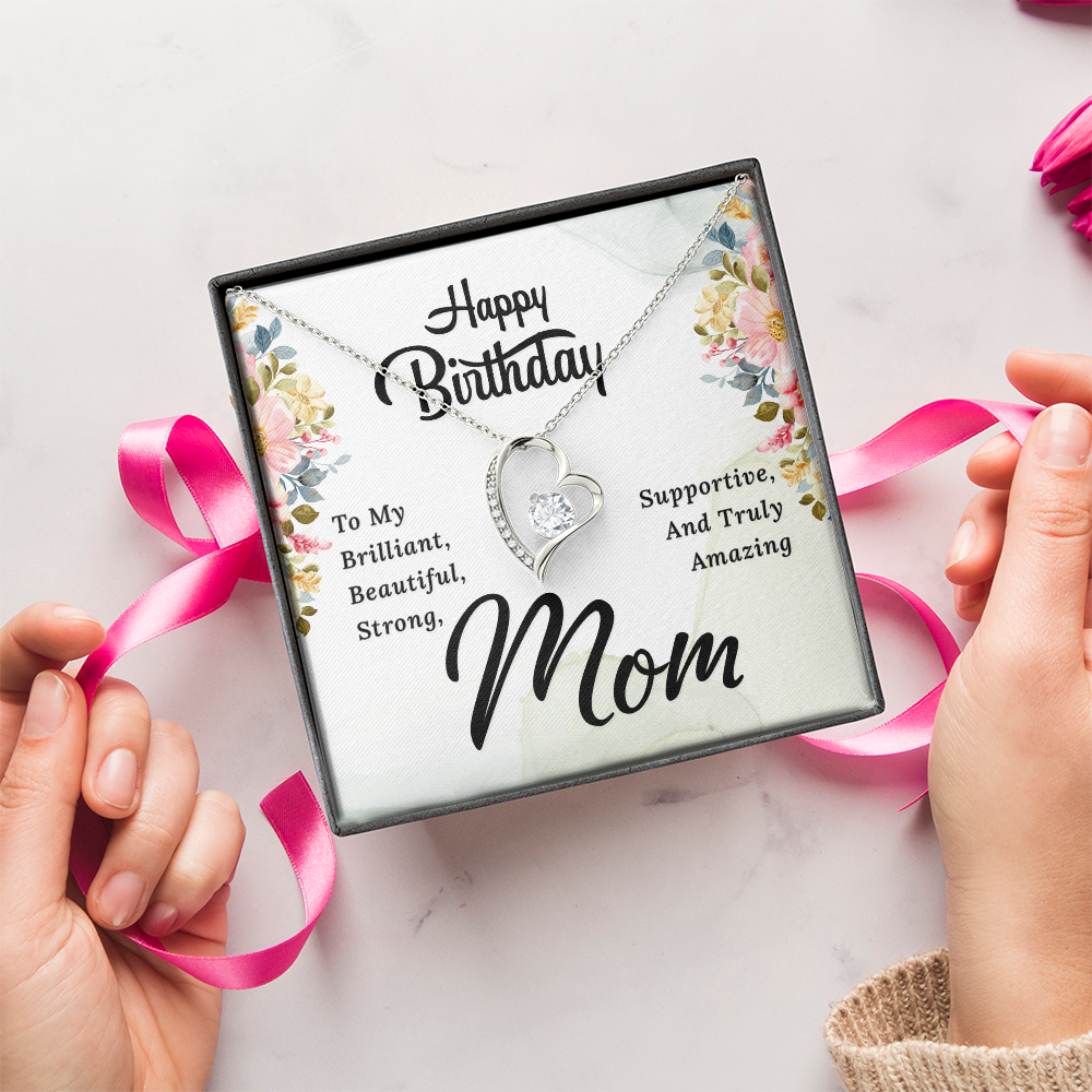 Forever Love Necklace: Happy Birthday Mom