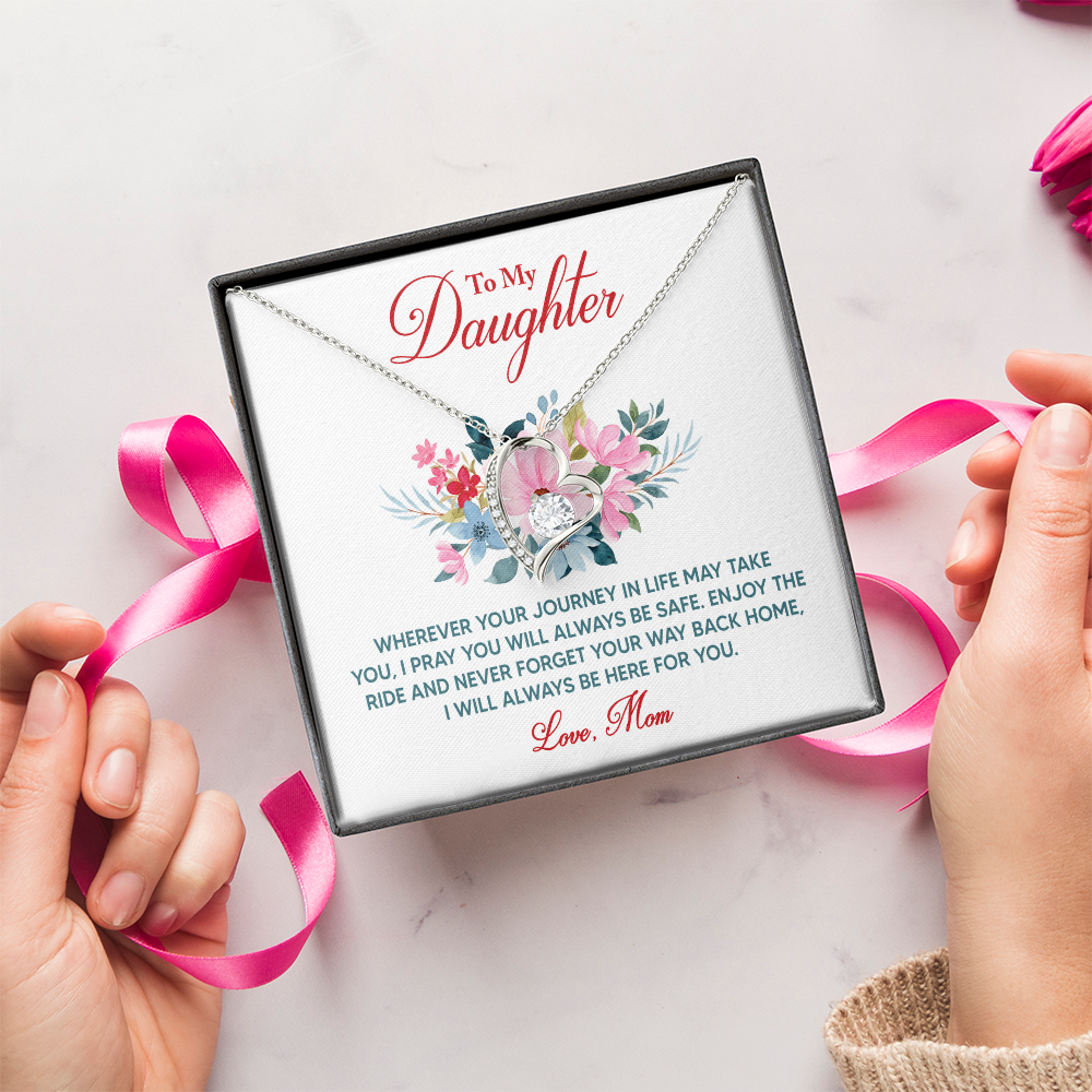 Forever Love Necklace: To My Daughter Love Mom