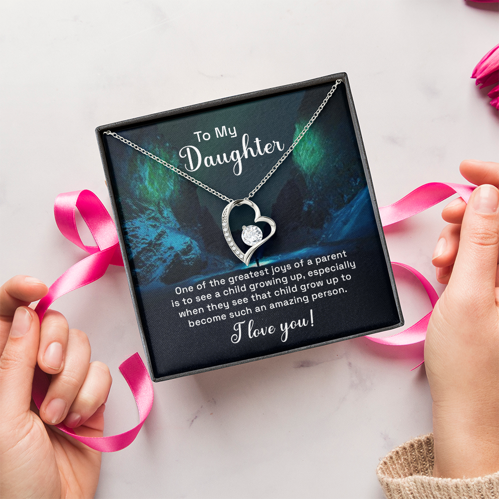 Forever Love Necklace: To My Daughter One The Greatest Joys