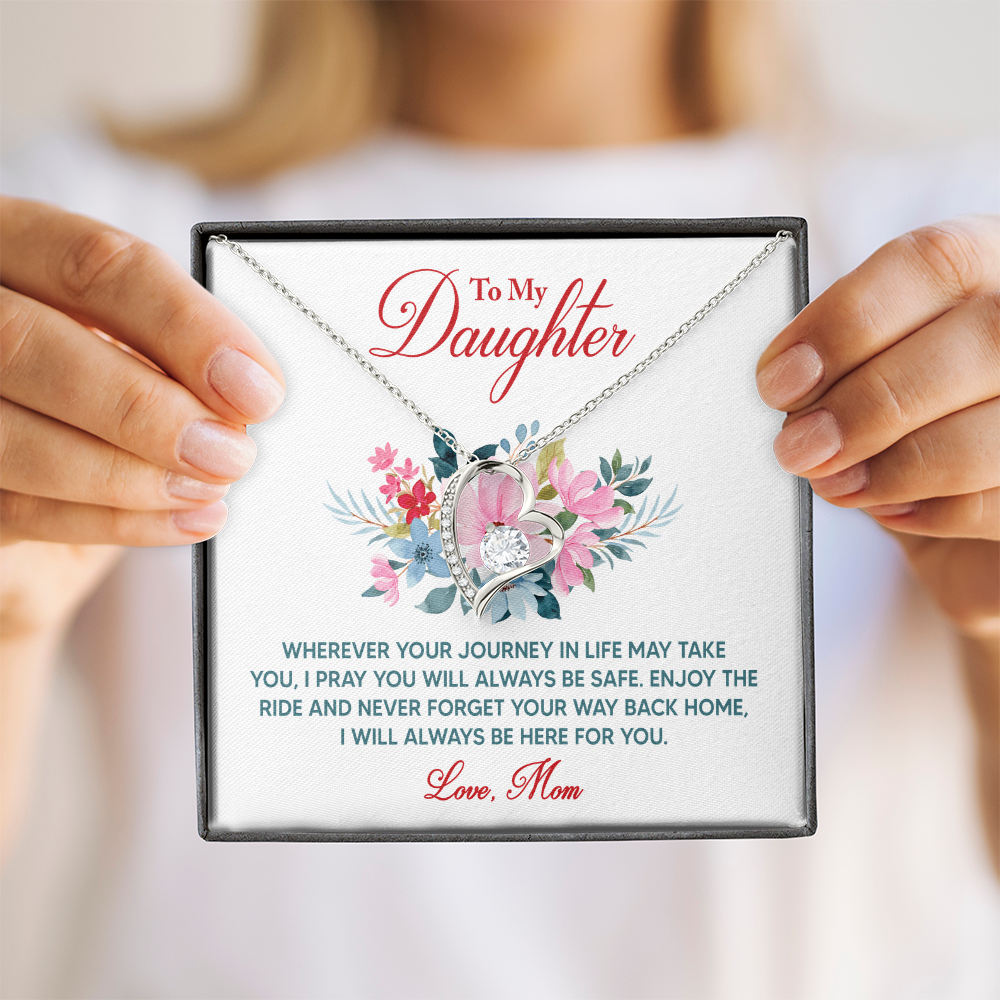 Forever Love Necklace: To My Daughter Love Mom
