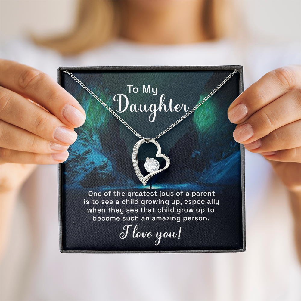Forever Love Necklace: To My Daughter One The Greatest Joys