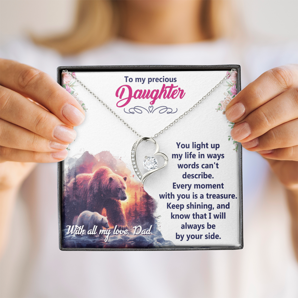 Forever Love Necklace: To My Precious Daughter