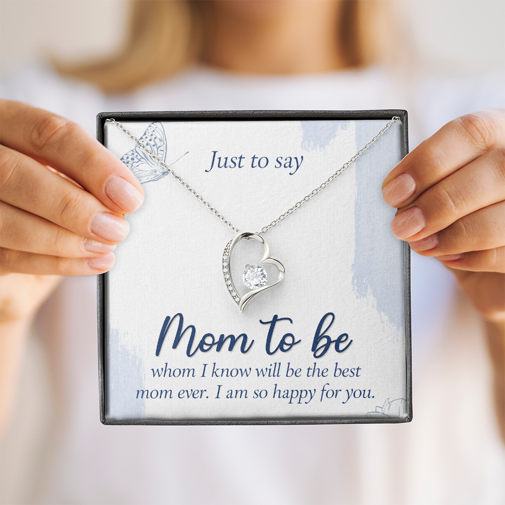 Forever Love Necklace:Just To Say Mom To Be