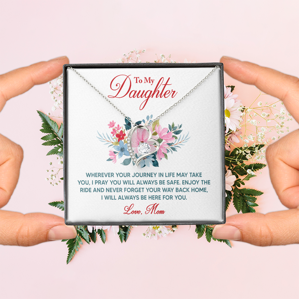 Forever Love Necklace: To My Daughter Love Mom