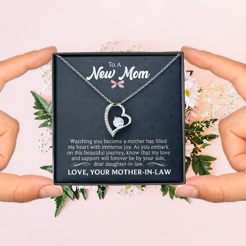Forever Love Necklace: To A New Mom Love Your Mother-In-Law