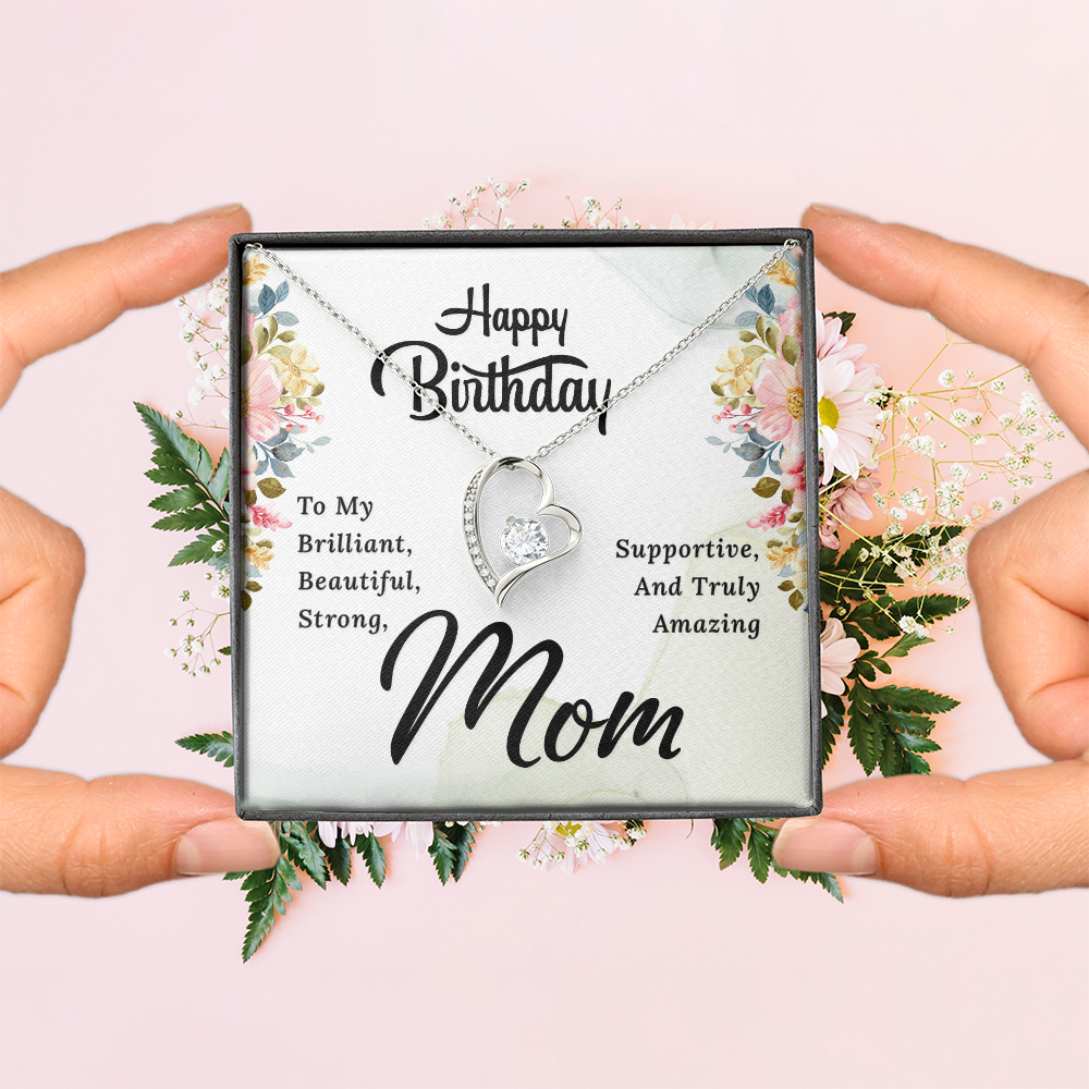 Forever Love Necklace: Happy Birthday Mom