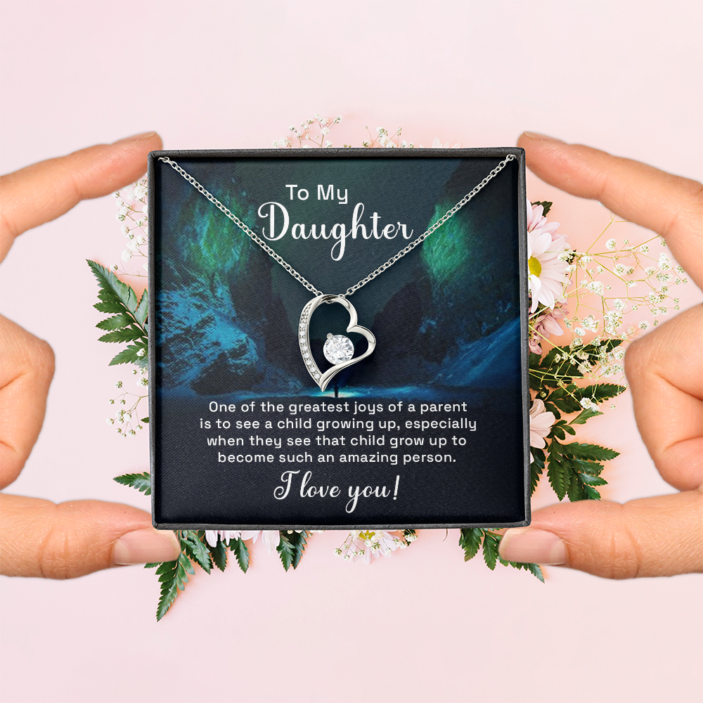 Forever Love Necklace: To My Daughter One The Greatest Joys