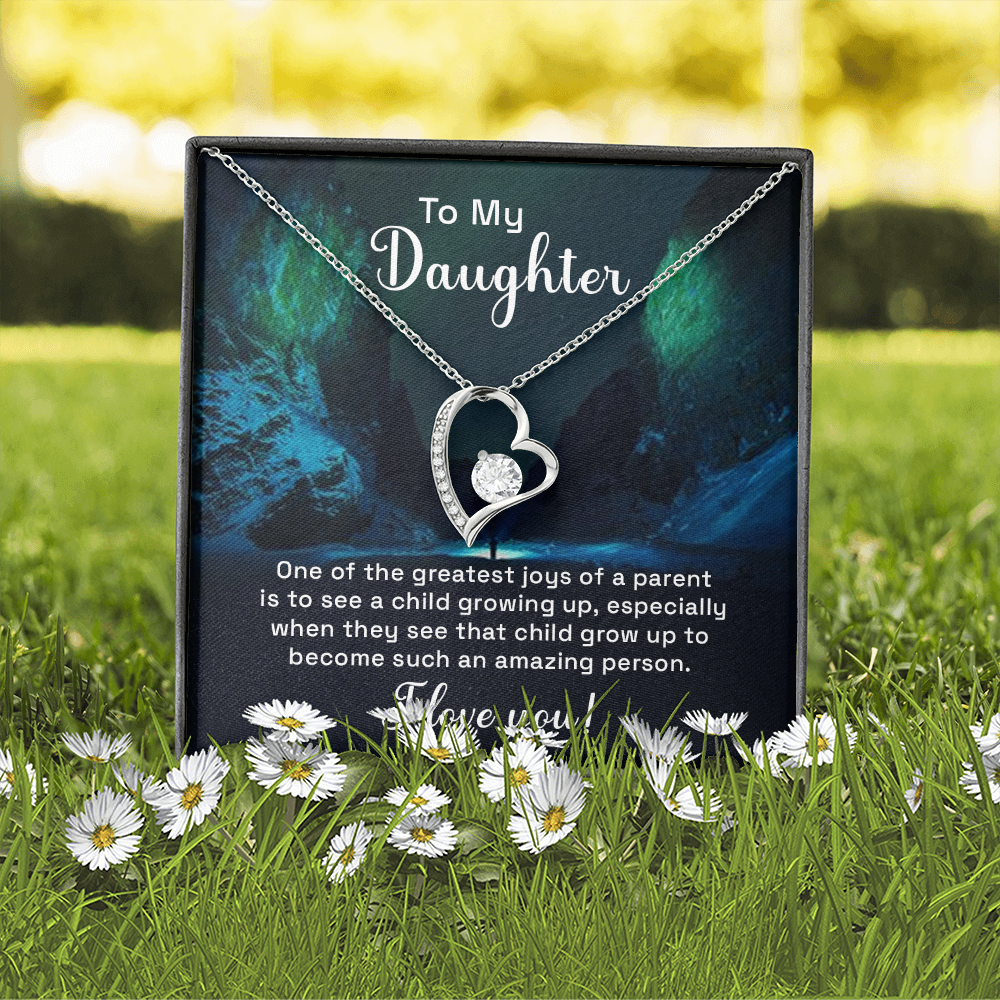 Forever Love Necklace: To My Daughter One The Greatest Joys
