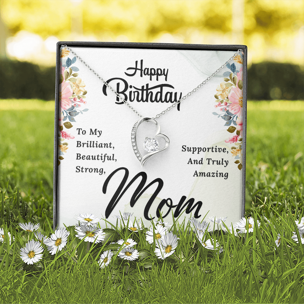 Forever Love Necklace: Happy Birthday Mom