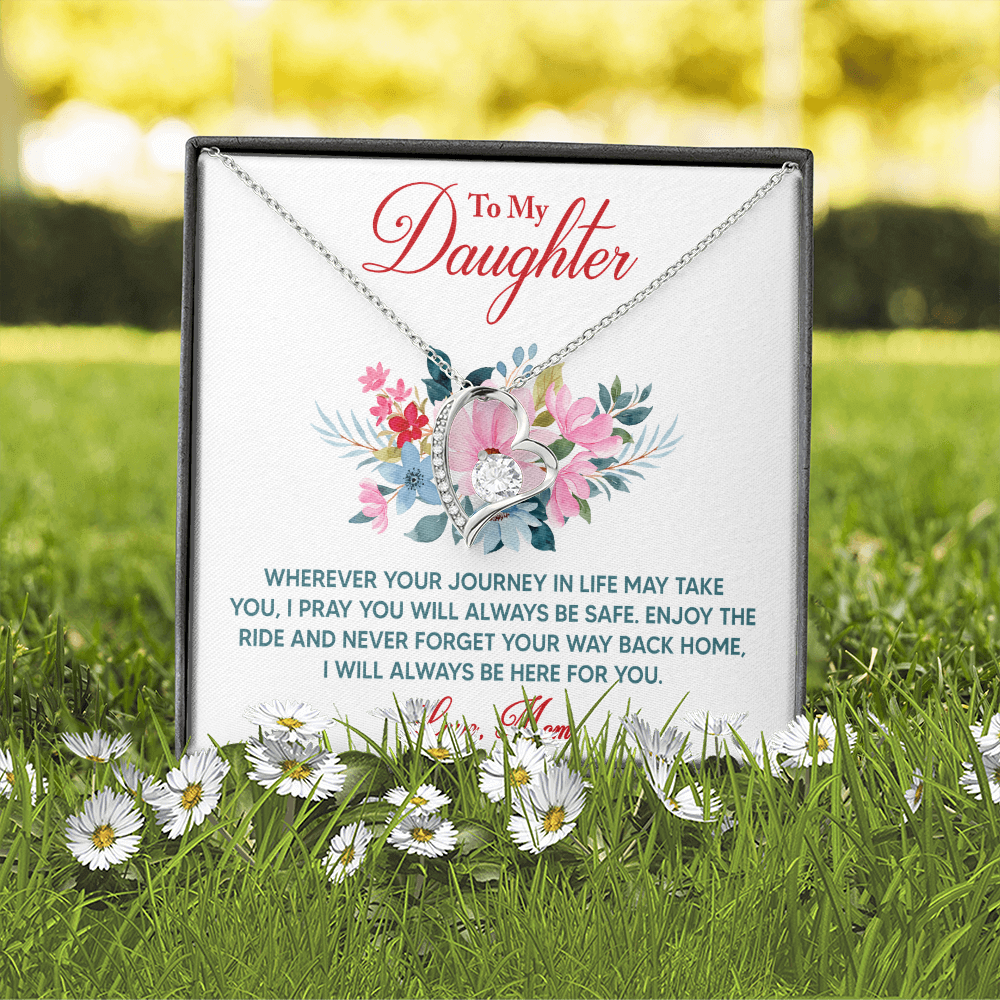 Forever Love Necklace: To My Daughter Love Mom