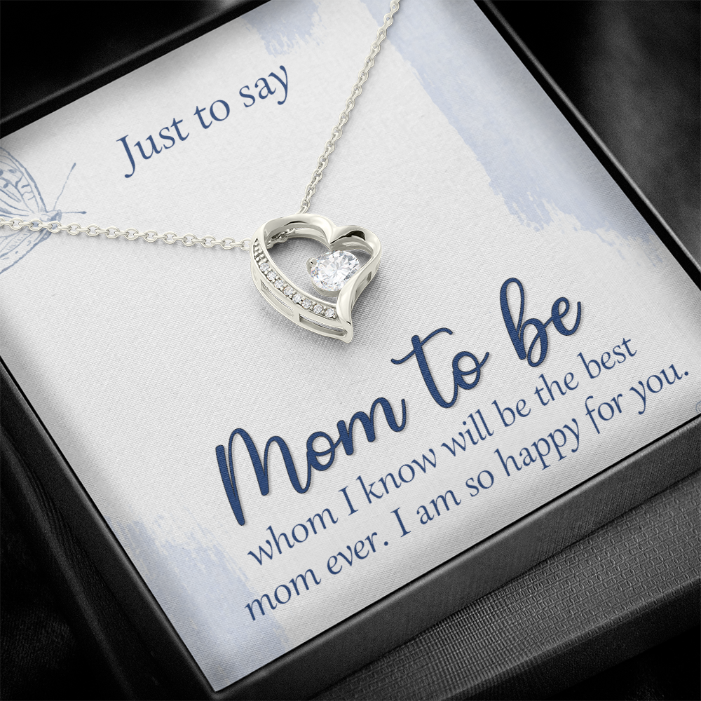 Forever Love Necklace:Just To Say Mom To Be