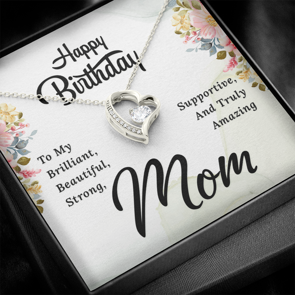Forever Love Necklace: Happy Birthday Mom