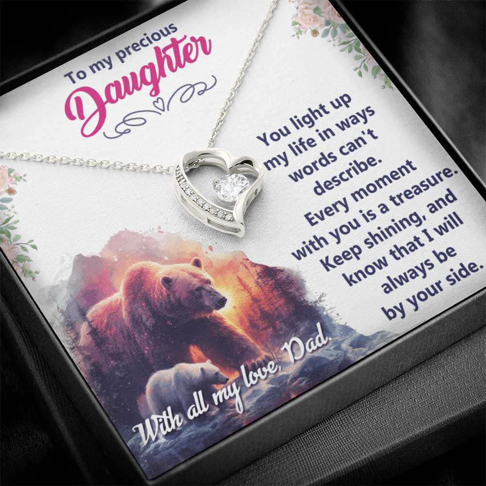 Forever Love Necklace: To My Precious Daughter