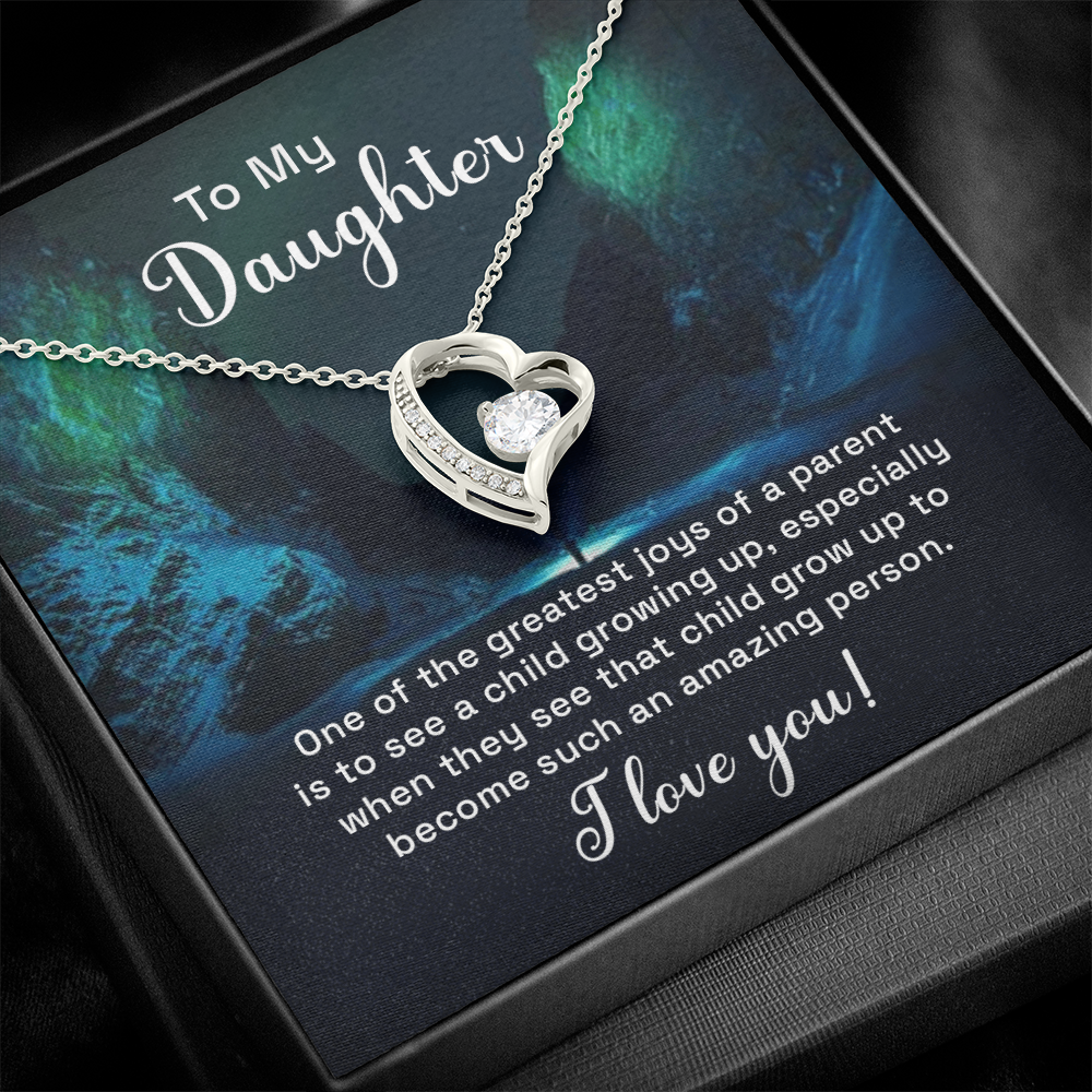 Forever Love Necklace: To My Daughter One The Greatest Joys