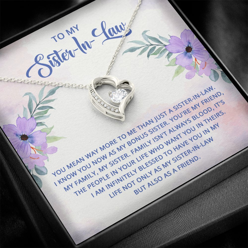 Forever Love Necklace:To My Sister In Law