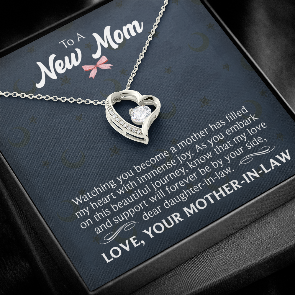 Forever Love Necklace: To A New Mom Love Your Mother-In-Law