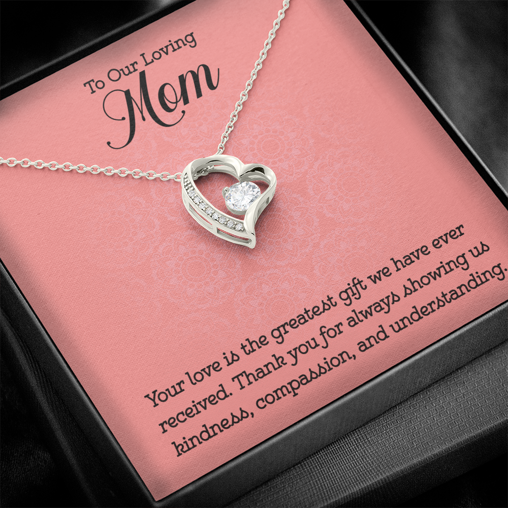 Forever Love Necklace:To Our Loving Mom