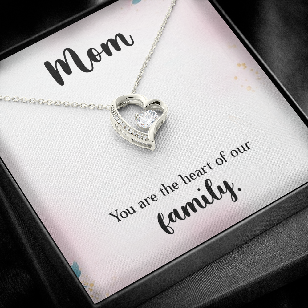 Forever Love Necklace: Mom You Are The Heart