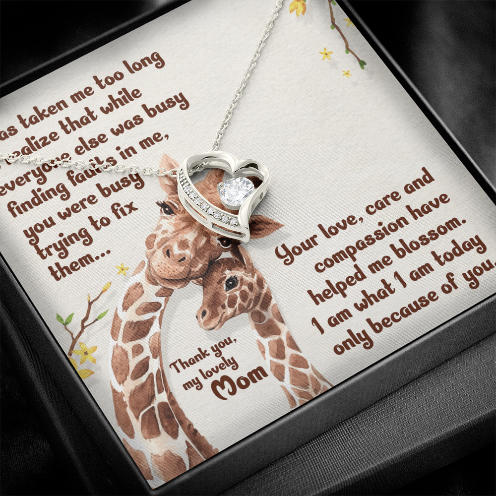 Forever Love Necklace:Thank You My Lovely Mom