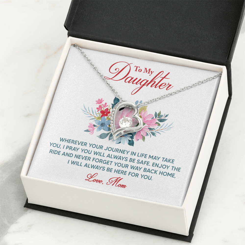 Forever Love Necklace: To My Daughter Love Mom