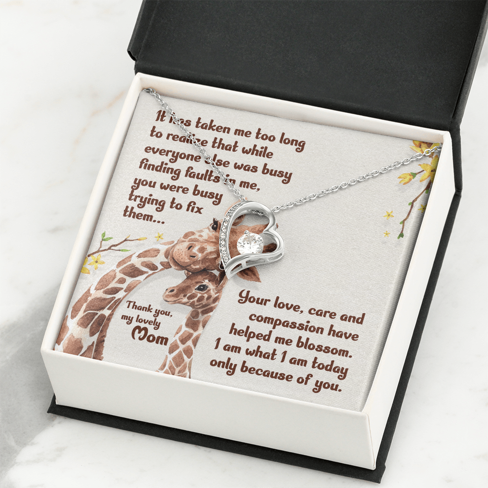 Forever Love Necklace:Thank You My Lovely Mom