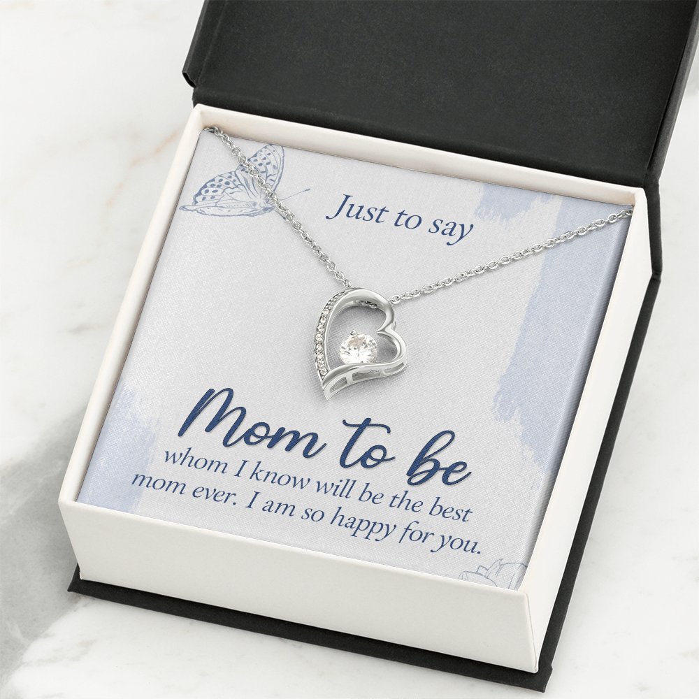 Forever Love Necklace:Just To Say Mom To Be