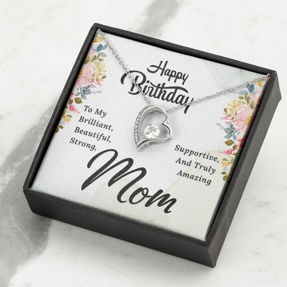 Forever Love Necklace: Happy Birthday Mom