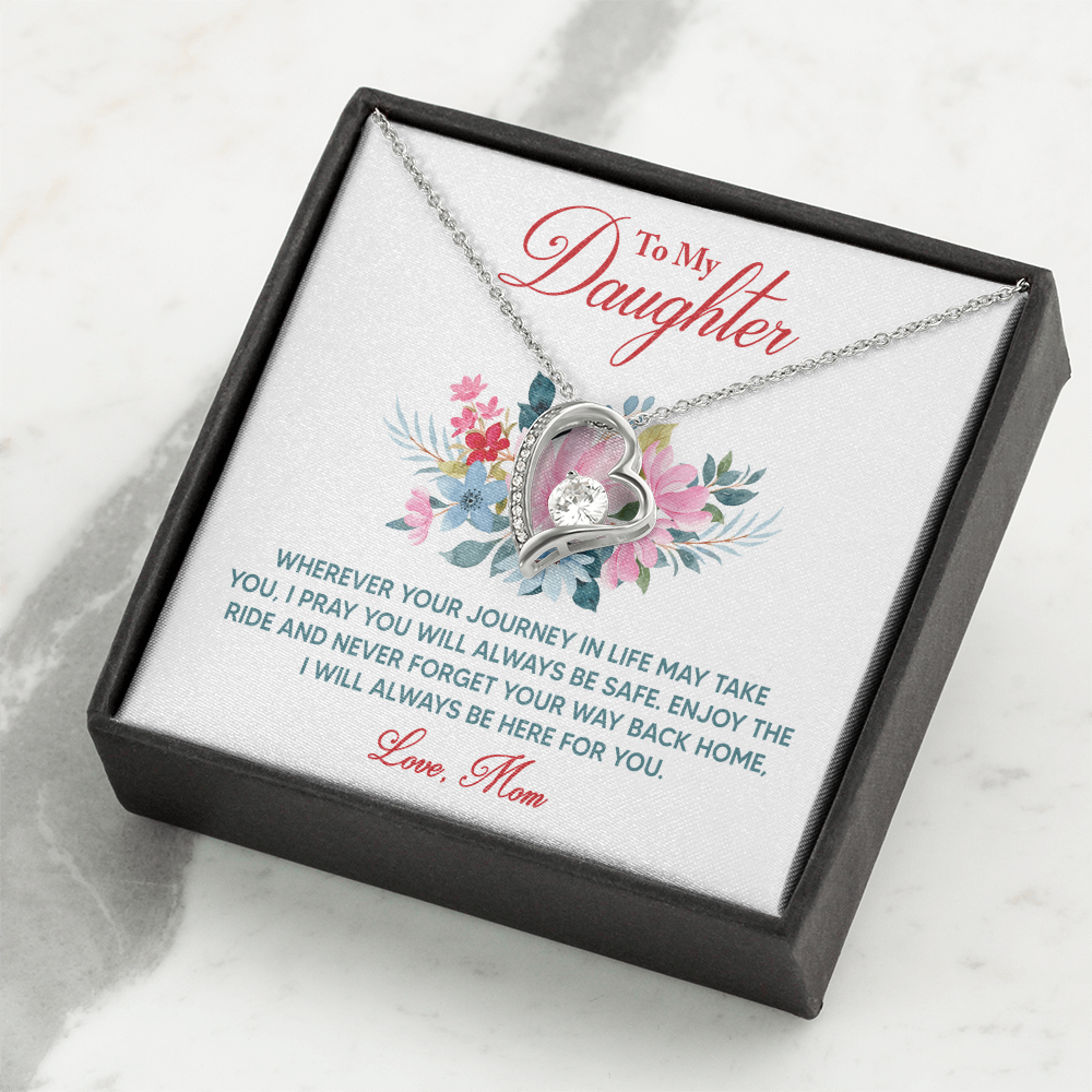 Forever Love Necklace: To My Daughter Love Mom