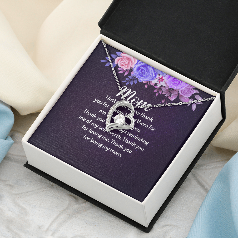 Forever Love Necklace: Mom I Just Want To Say Thank You