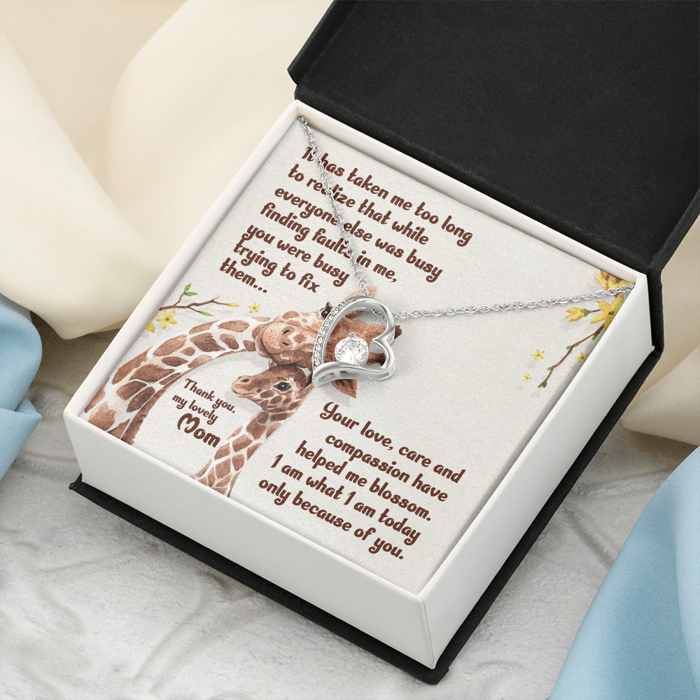 Forever Love Necklace:Thank You My Lovely Mom