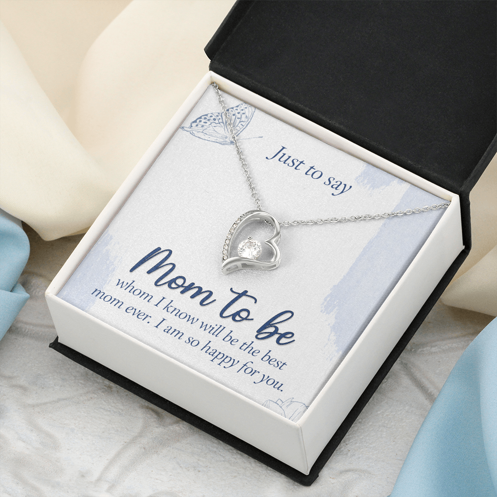 Forever Love Necklace:Just To Say Mom To Be