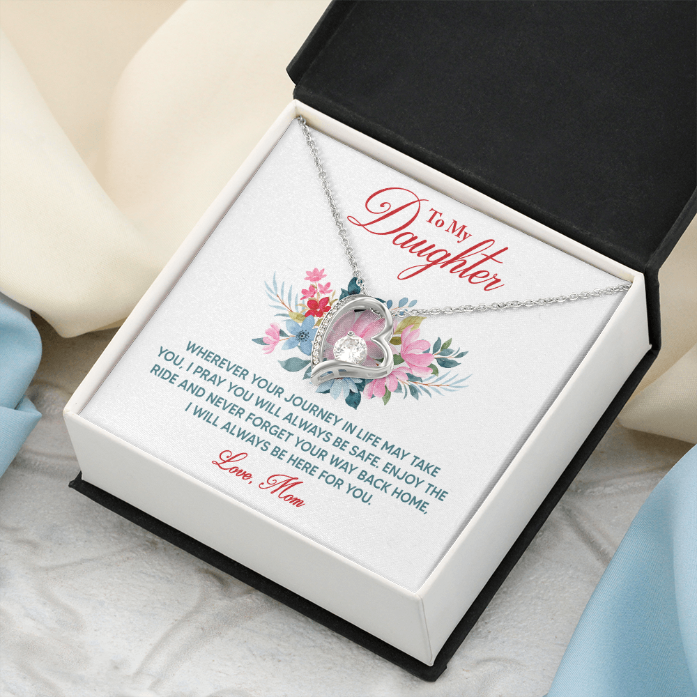 Forever Love Necklace: To My Daughter Love Mom