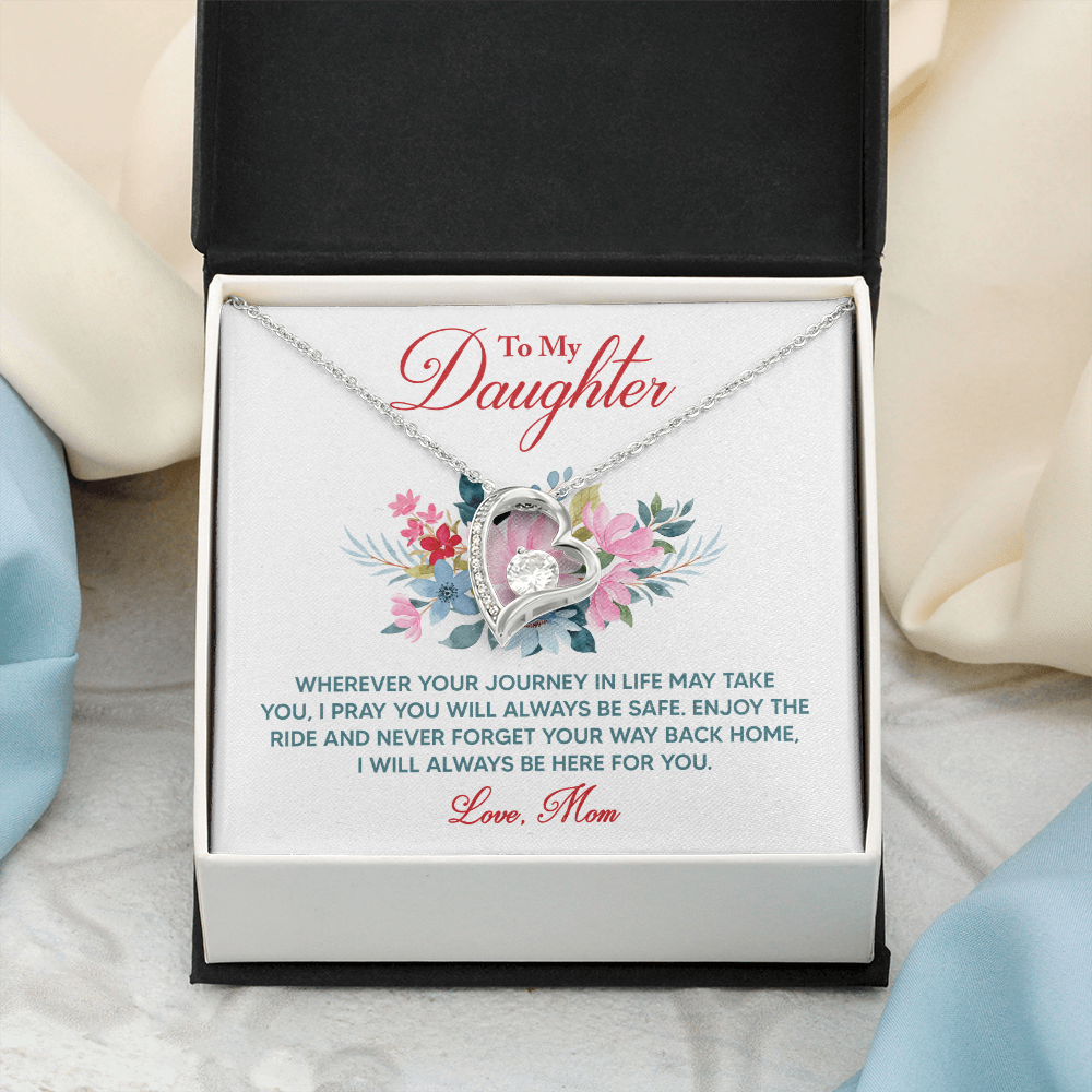 Forever Love Necklace: To My Daughter Love Mom
