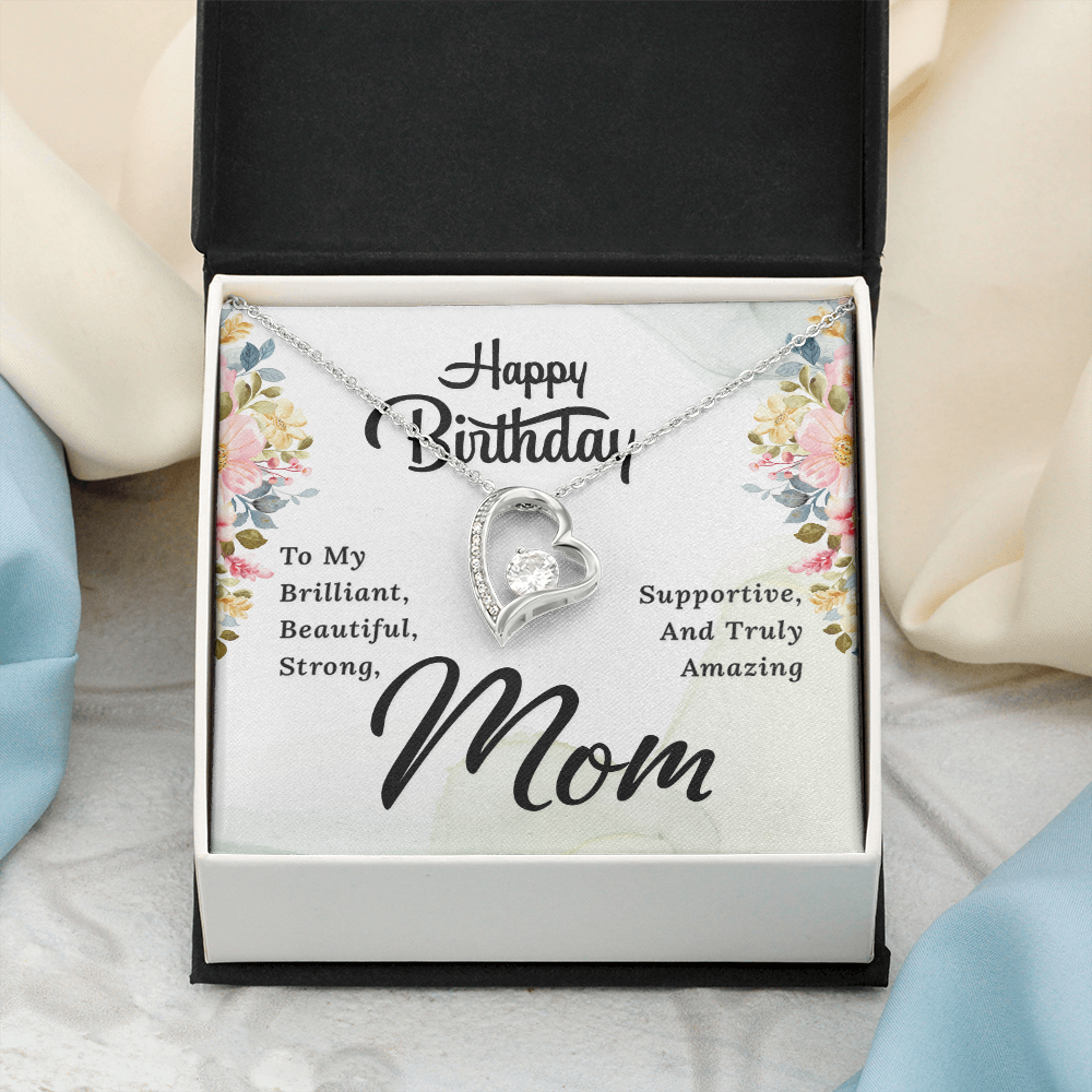 Forever Love Necklace: Happy Birthday Mom
