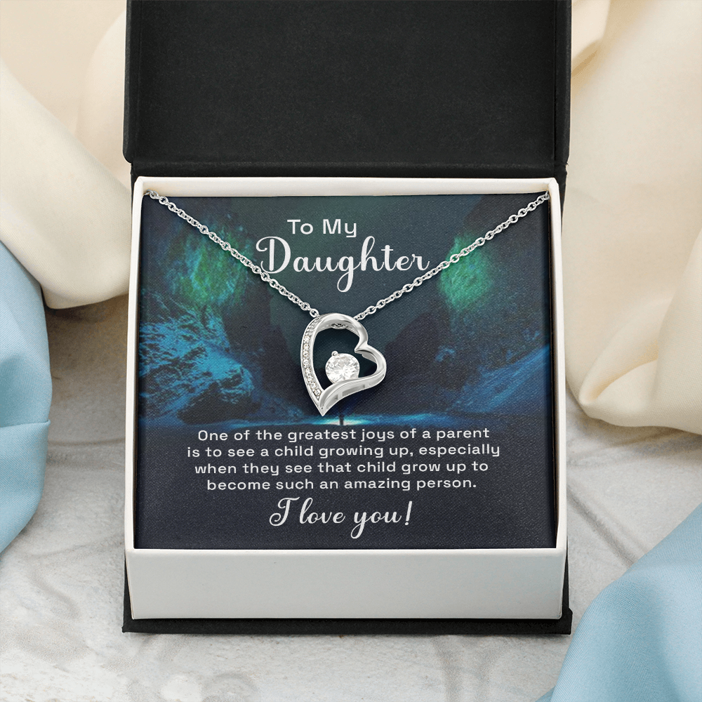 Forever Love Necklace: To My Daughter One The Greatest Joys