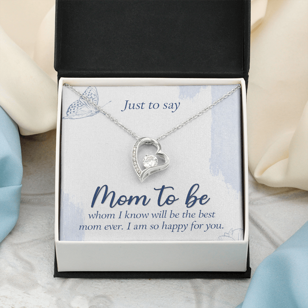 Forever Love Necklace:Just To Say Mom To Be