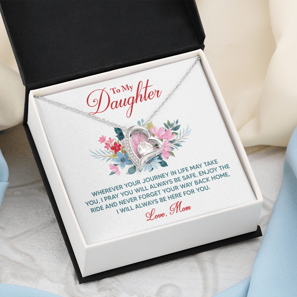 Forever Love Necklace: To My Daughter Love Mom