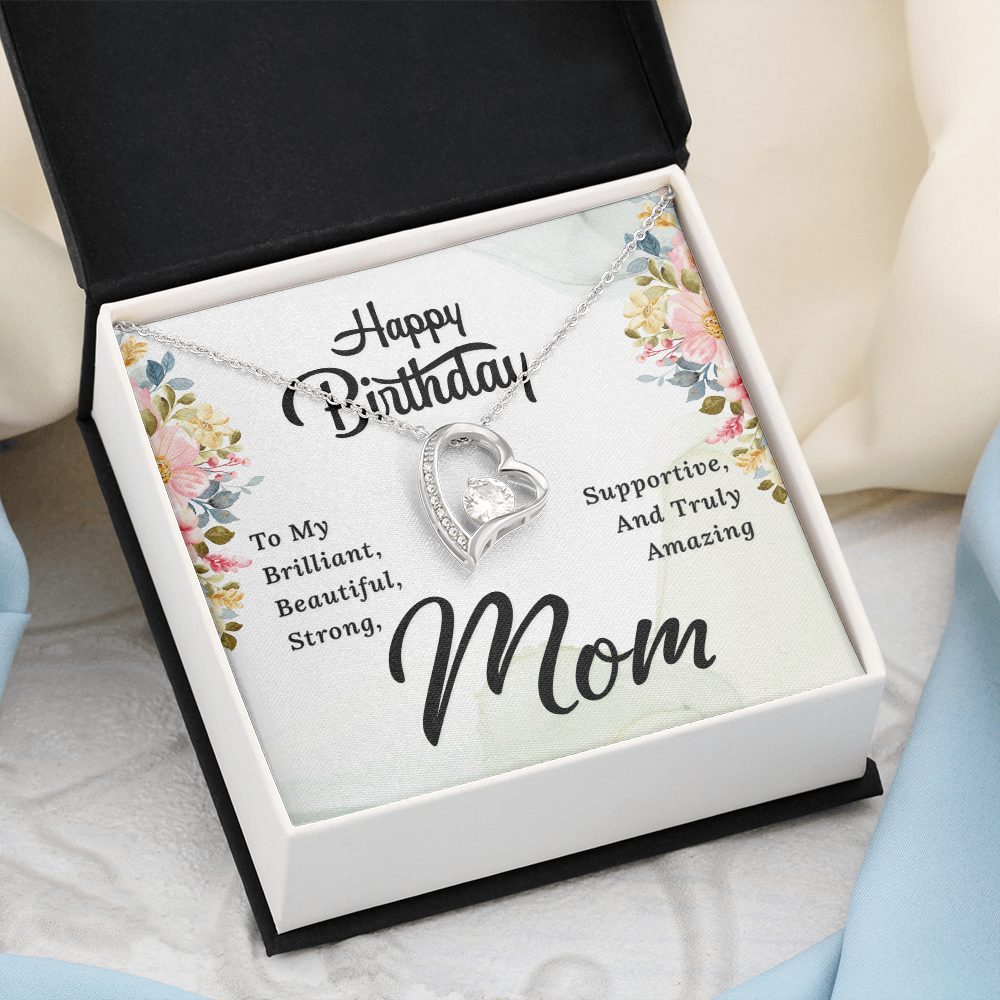 Forever Love Necklace: Happy Birthday Mom