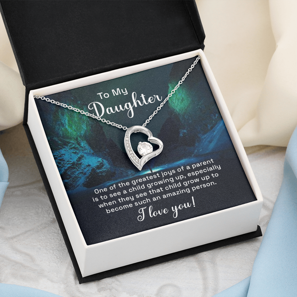 Forever Love Necklace: To My Daughter One The Greatest Joys