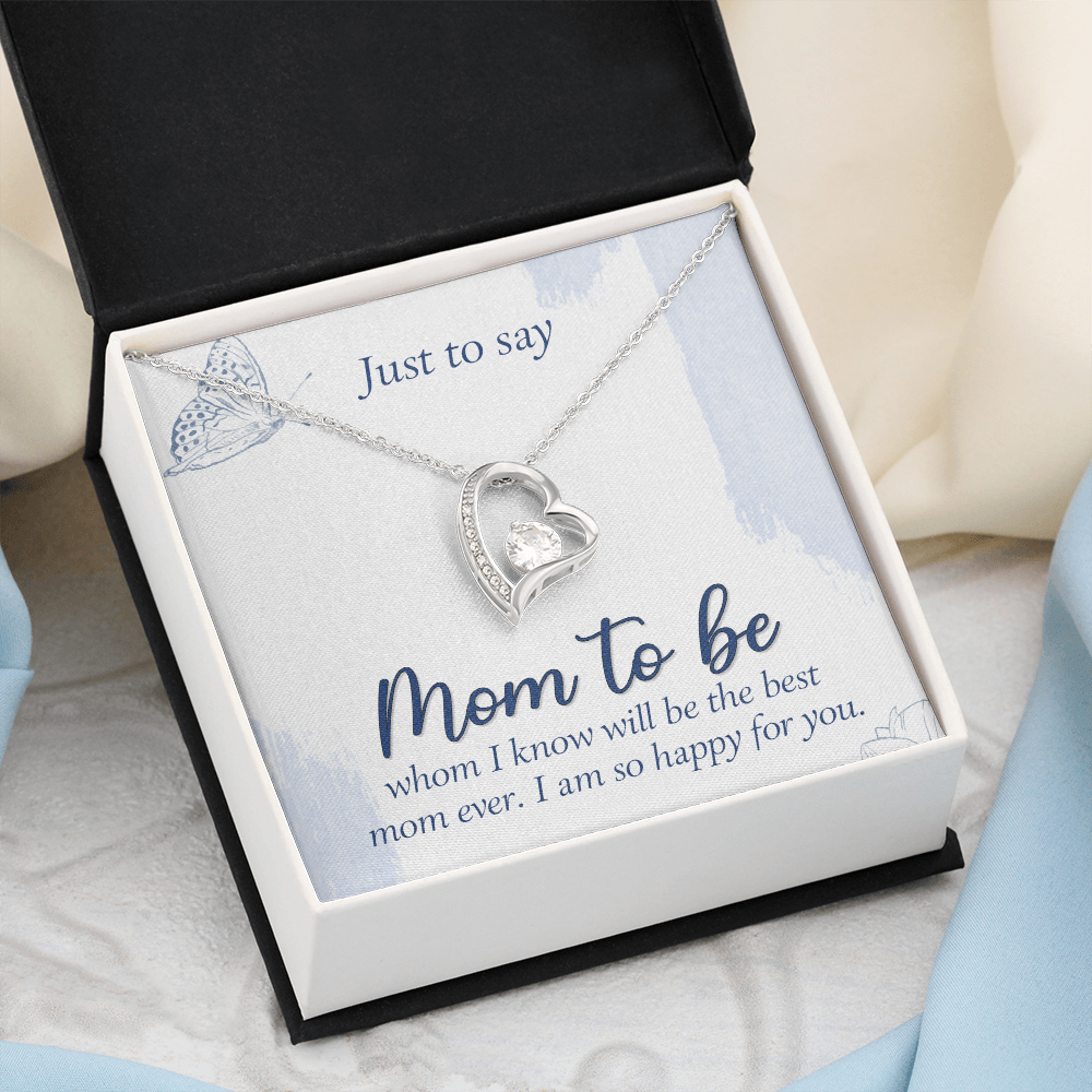 Forever Love Necklace:Just To Say Mom To Be