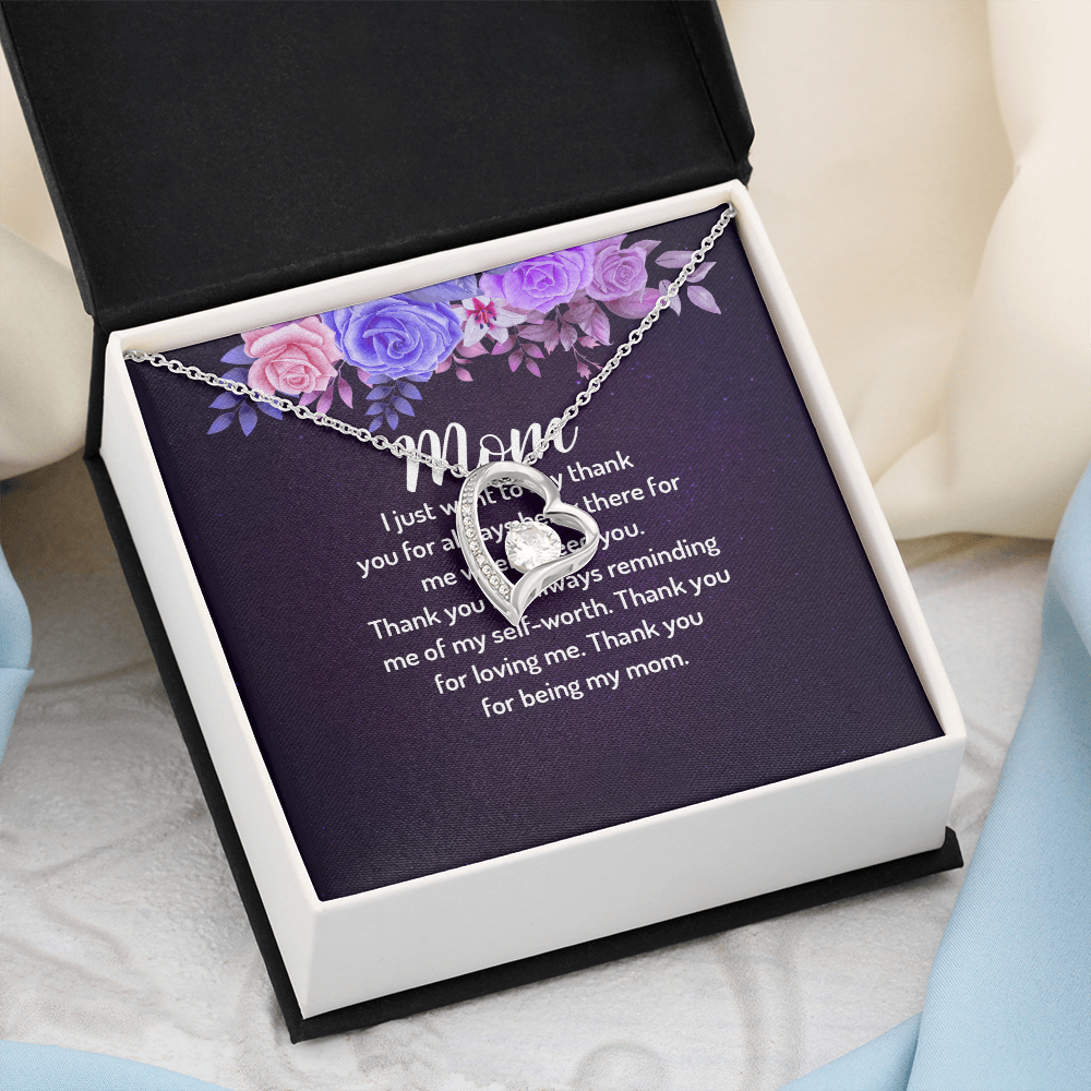 Forever Love Necklace: Mom I Just Want To Say Thank You