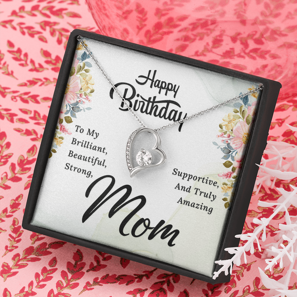 Forever Love Necklace: Happy Birthday Mom