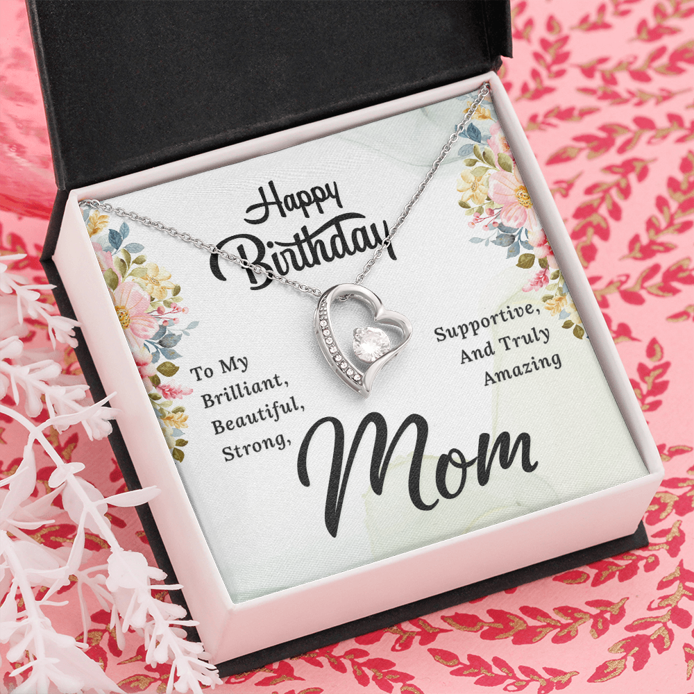Forever Love Necklace: Happy Birthday Mom